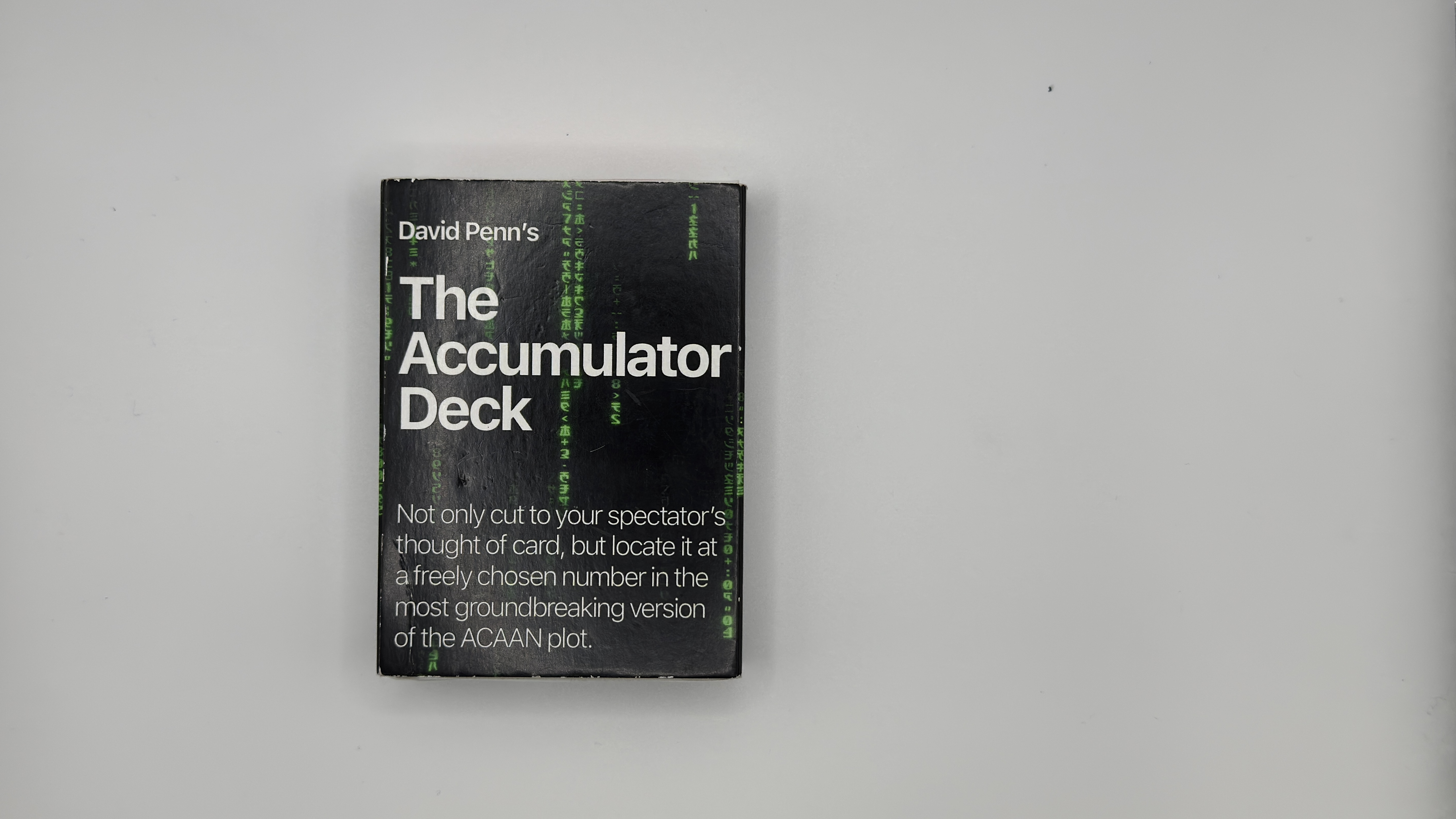 Accumulator Deck by David Penn (open box